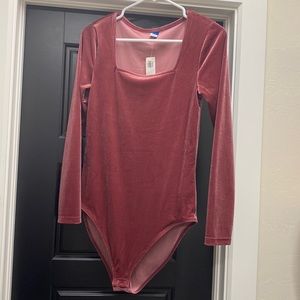 Mauve shimery bodysuit
